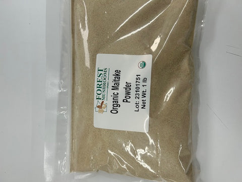 Dried Organic Maitake Mushroom POWDER (Hen of the Woods)