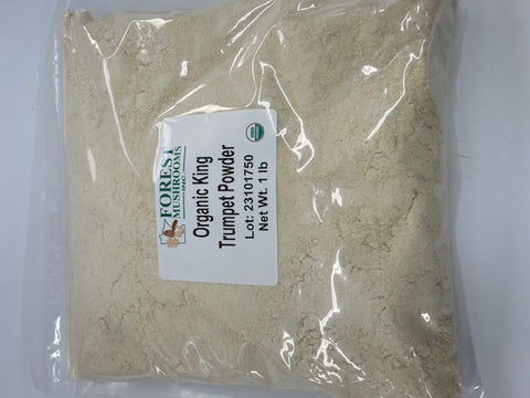 Dried Organic King Trumpet Mushroom Powder