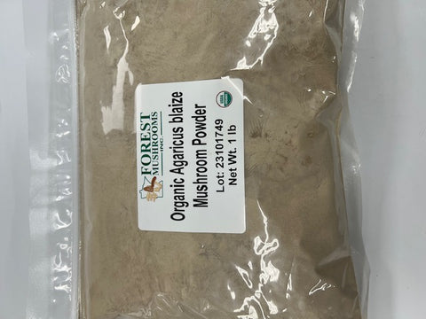 Dried Organic Almond (Agaricus blazei) Mushroom POWDER