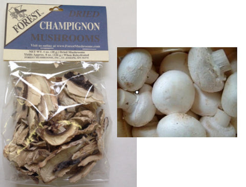 Dried Champignon Mushrooms