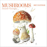 Mushroom themed 2027 calendar (watercolors by mushroom artist Alexander Viazmensky)