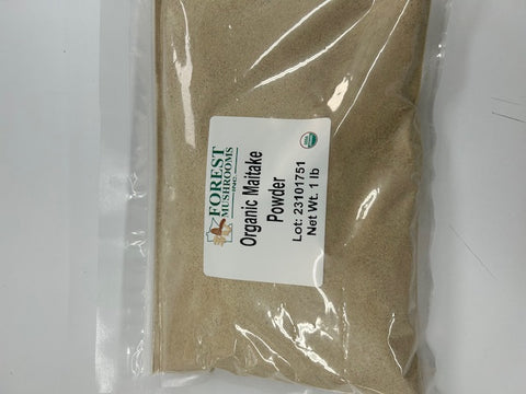 Dried Organic Maitake Mushroom Powder  (Hen of the Woods)