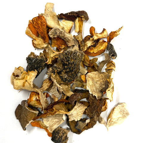 Dried Woodland Blend: <br>Morel, Porcini, Lobster, Oyster, Chanterelle