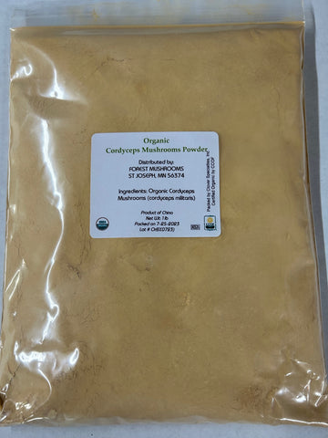 Dried Organic Cordyceps Mushroom Powder