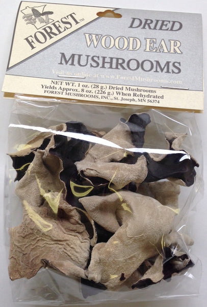 Dried Wood Ear Mushrooms, whole